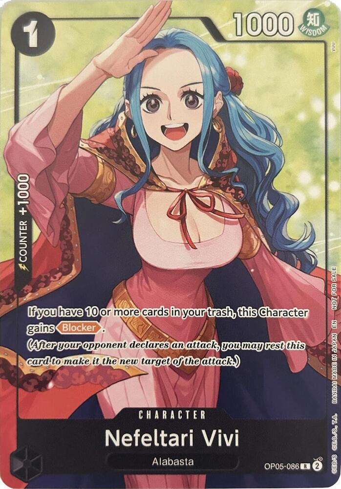 Nefeltari Vivi (Welcome Pack Vol.2) OP05-086 (One Piece Promotion Cards)  | Good Games Morley