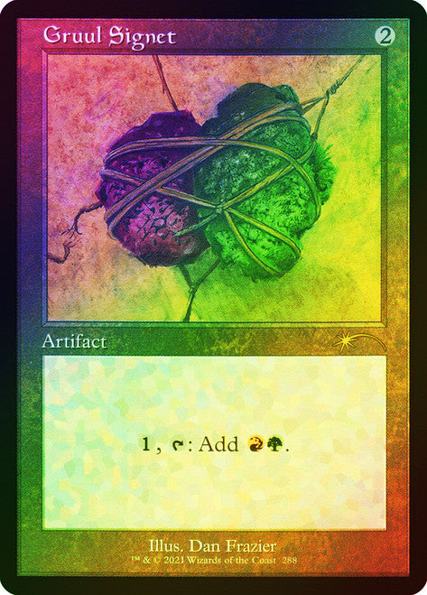 Gruul Signet 288 (Secret Lair Drop Series)  - Retro Etched Foil | Good Games Morley