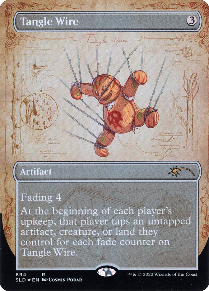 Tangle Wire 694/1 (Secret Lair Drop Series)  - Borderless Foil | Good Games Morley