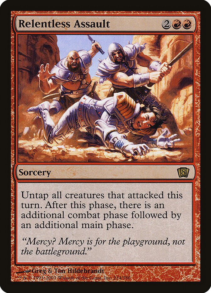 Relentless Assault 214★/350 (8th Edition)  - Foil | Good Games Morley