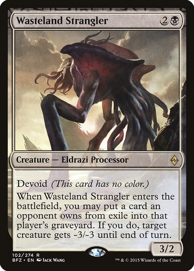 Wasteland Strangler 102/274 (Battle for Zendikar)  - Foil | Good Games Morley