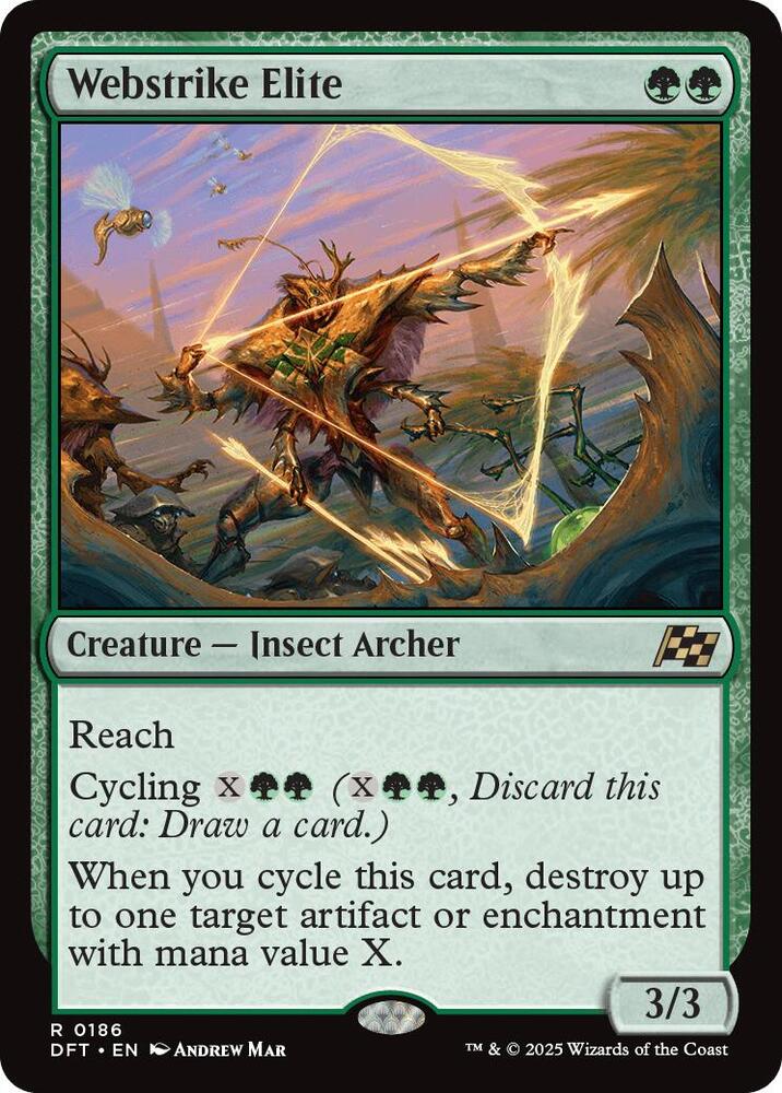 Webstrike Elite 186 (Aetherdrift)  - Foil | Good Games Morley