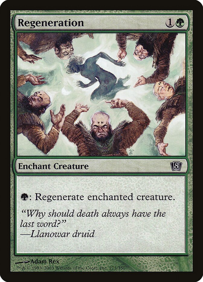 Regeneration 275★/350 (8th Edition)  - Foil | Good Games Morley