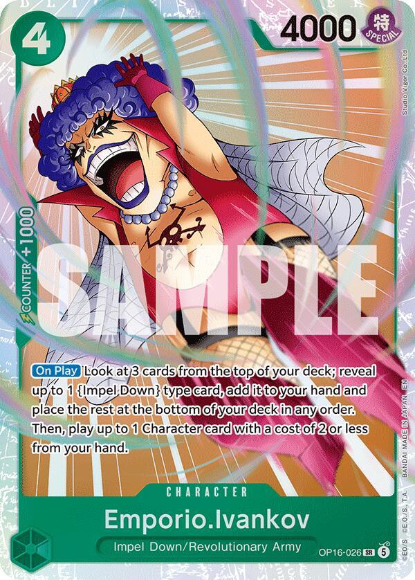 Emporio.Ivankov OP16-026 (The Time of Battle)  - Foil | Good Games Morley