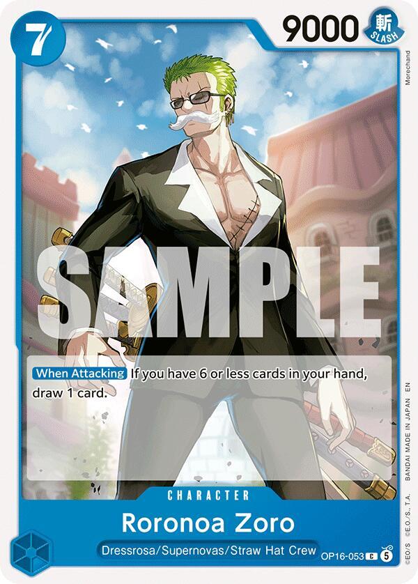 Roronoa Zoro OP16-053 (The Time of Battle)  | Good Games Morley