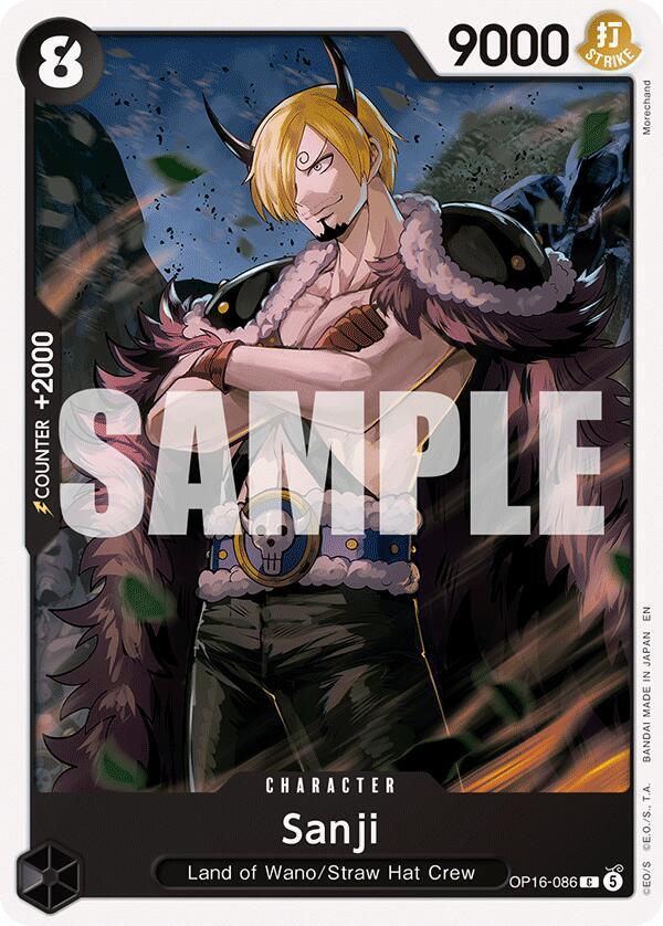 Sanji OP16-086 (The Time of Battle)  | Good Games Morley