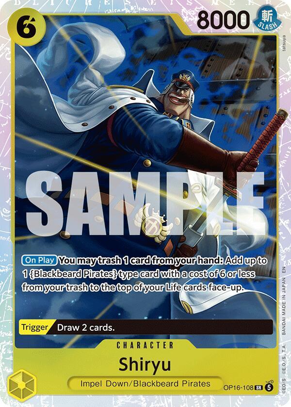 Shiryu OP16-108 (The Time of Battle)  - Foil | Good Games Morley