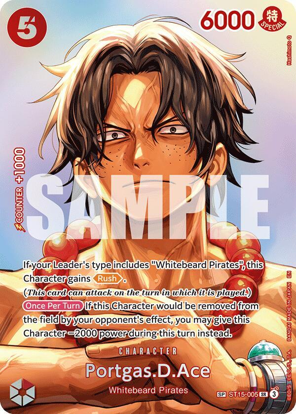 Portgas.D.Ace ST15-005 (The Time of Battle)  - Special Foil | Good Games Morley