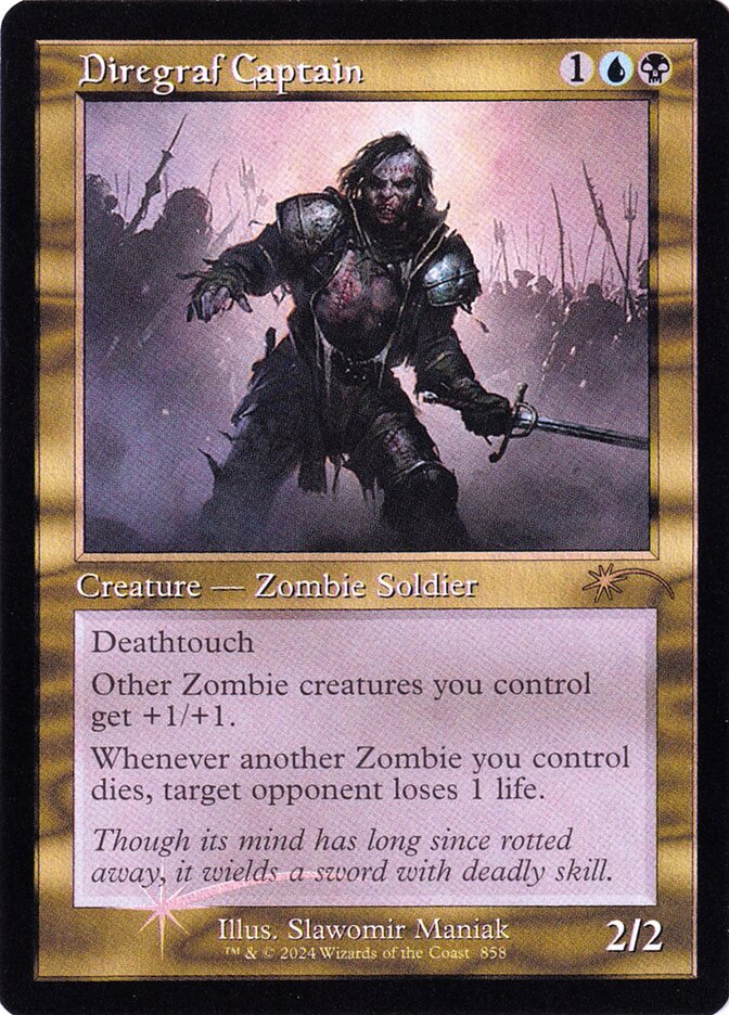 Diregraf Captain 858/1 (Secret Lair Drop Series)  - Retro Foil | Good Games Morley