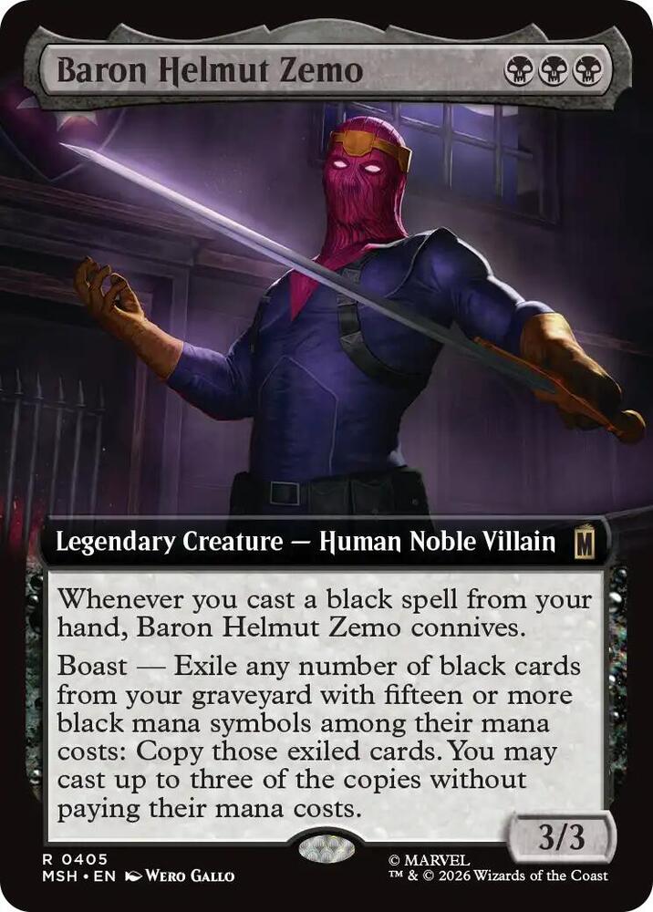 Baron Helmut Zemo 405 (Marvel Super Heroes)  - Extended Art | Good Games Morley