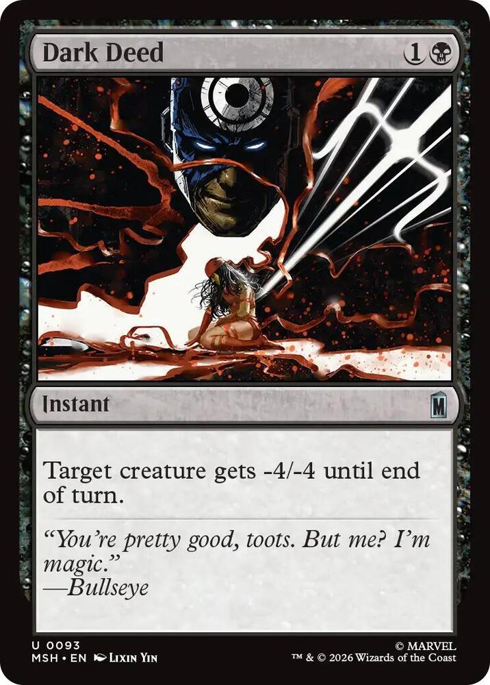 Dark Deed 93 (Marvel Super Heroes)  - Foil | Good Games Morley