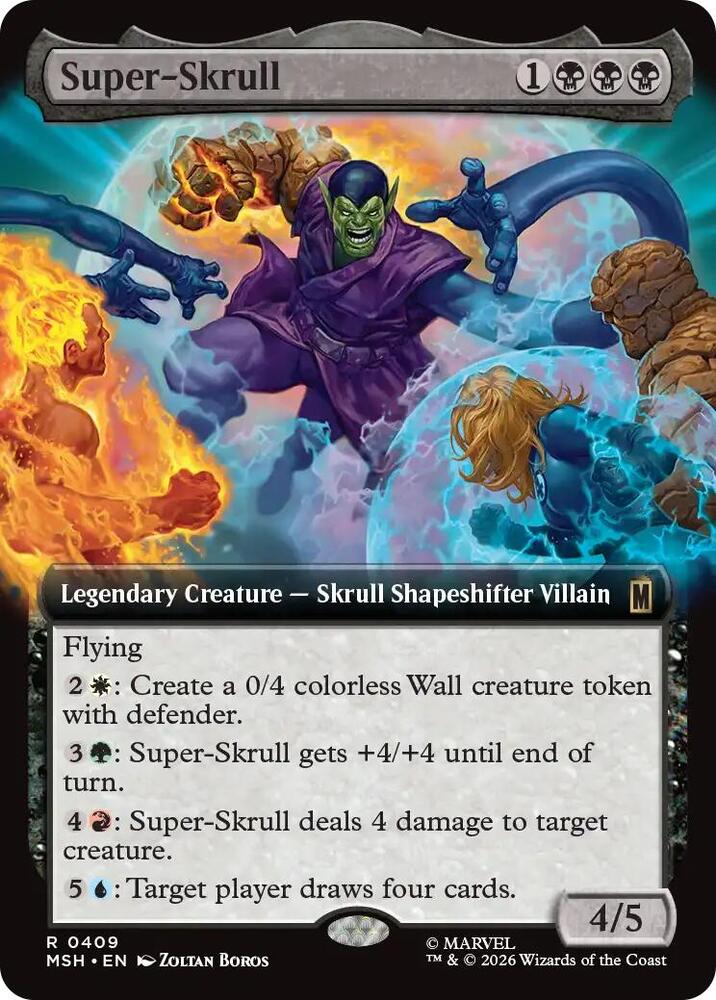Super Skrull Extended Art 409 (Marvel Super Heroes)  - Extended Art Foil | Good Games Morley