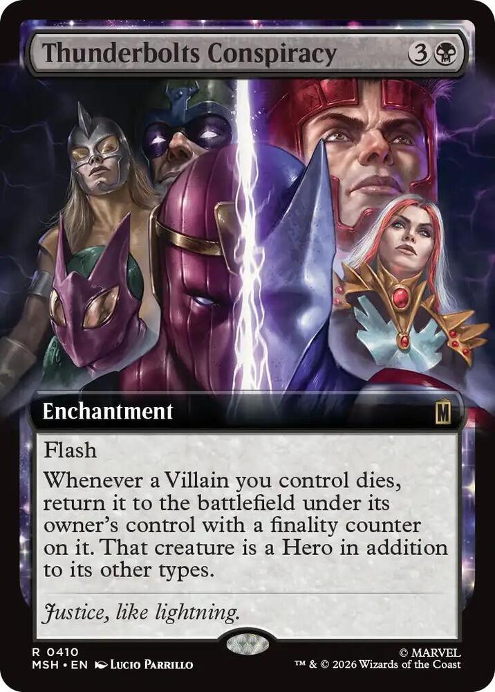 Thunderbolts Conspiracy 410 (Marvel Super Heroes)  - Extended Art | Good Games Morley
