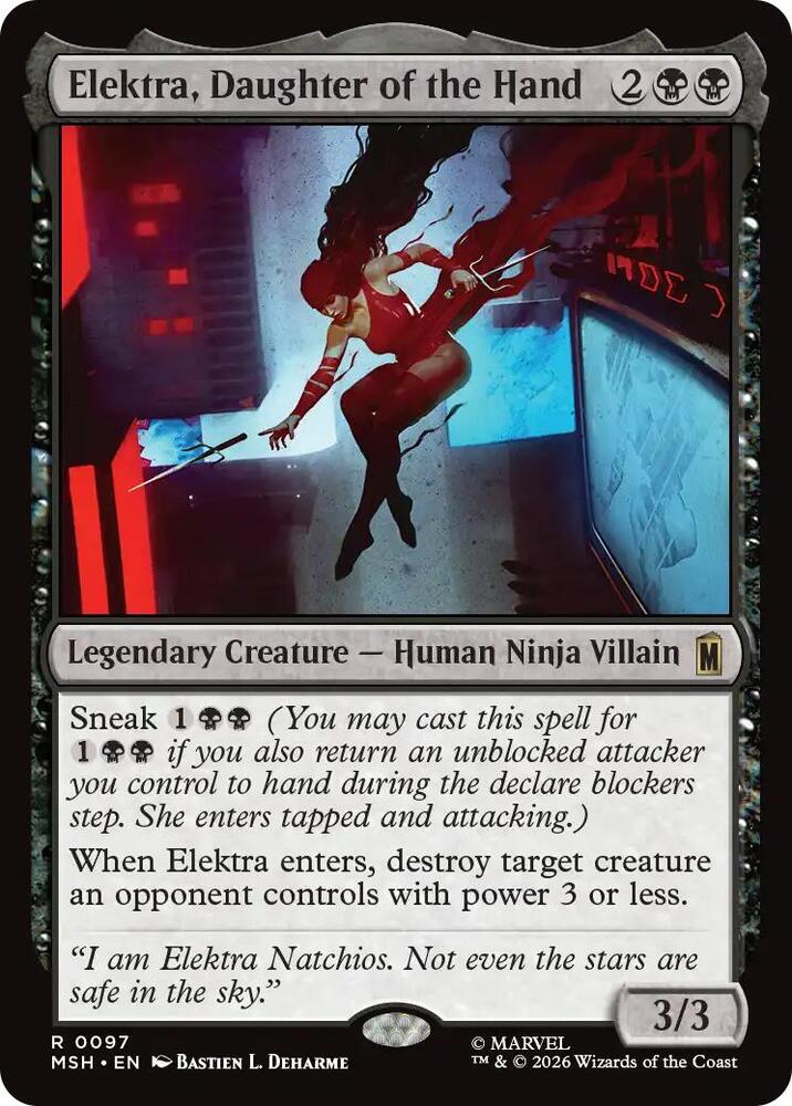 Elektra, Daughter of the Hand 97 (Marvel Super Heroes)  | Good Games Morley