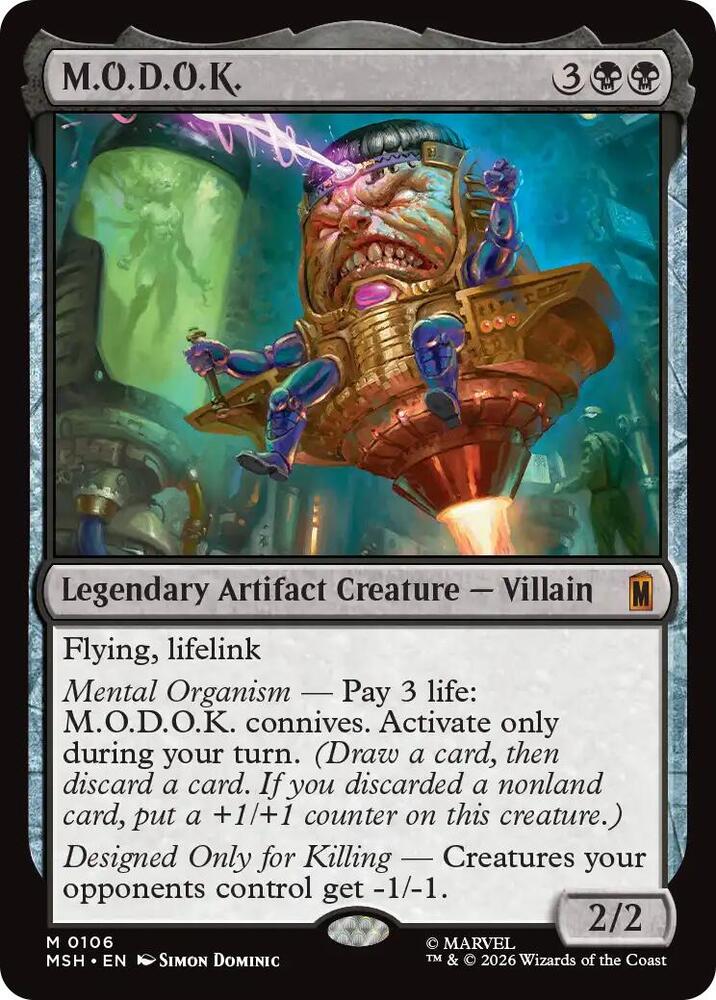 M.O.D.O.K. 106 (Marvel Super Heroes)  - Foil | Good Games Morley