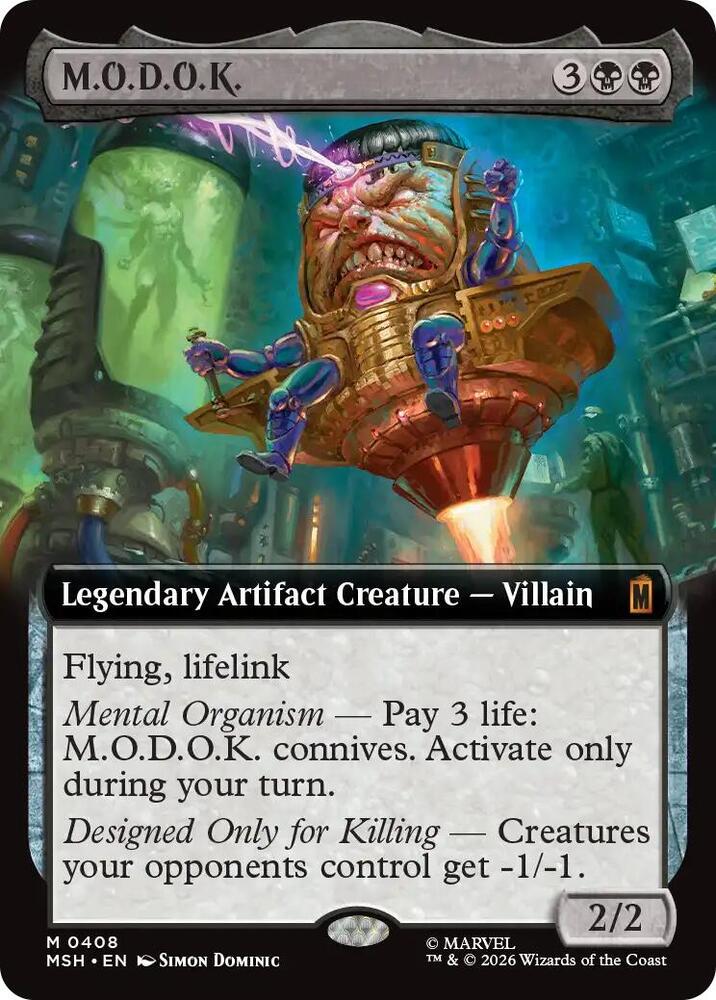 M.O.D.O.K. 408 (Marvel Super Heroes)  - Extended Art | Good Games Morley