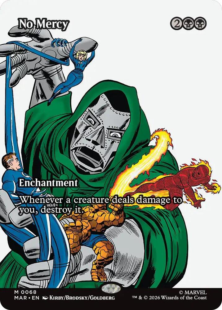 No Mercy 68 (Marvel Universe Eternal-Legal)  - Borderless Foil | Good Games Morley