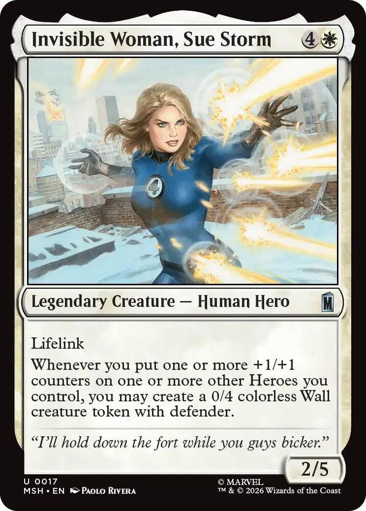 Invisible Woman, Sue Storm 17 (Marvel Super Heroes)  - Foil | Good Games Morley