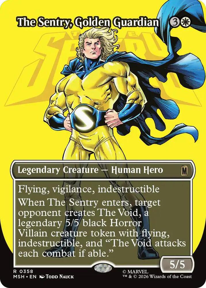 The Sentry, Golden Guardian 358 (Marvel Super Heroes)  - Borderless | Good Games Morley
