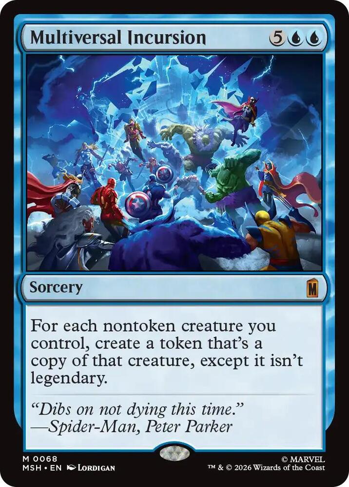 Multiversal Incursion 68 (Marvel Super Heroes)  - Foil | Good Games Morley