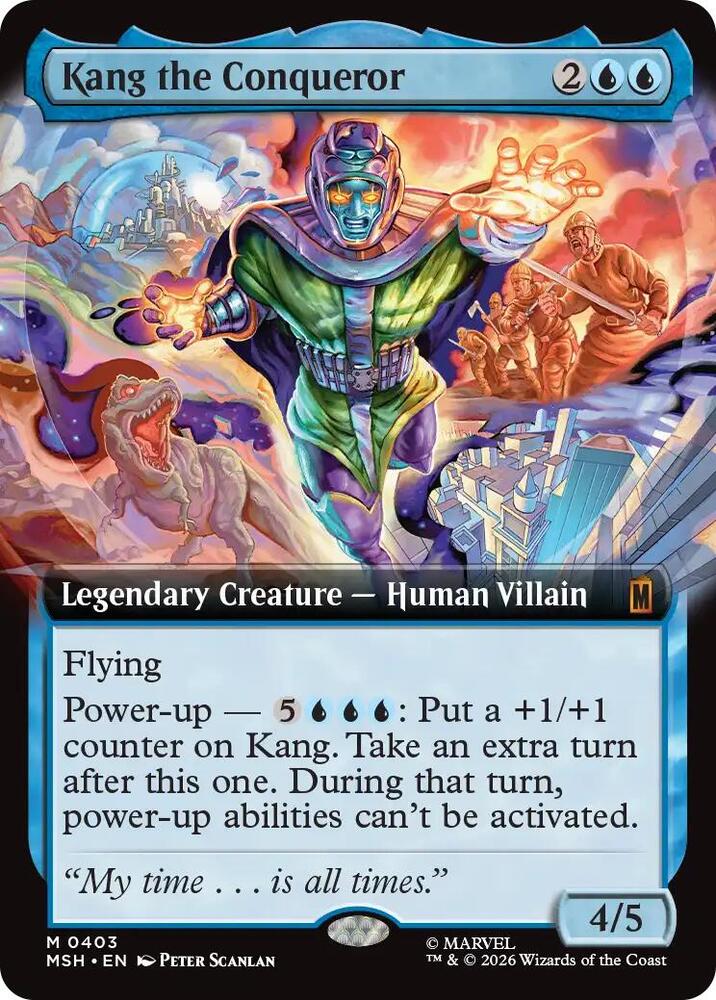 Kang the Conqueror 403 (Marvel Super Heroes)  - Extended Art Foil | Good Games Morley