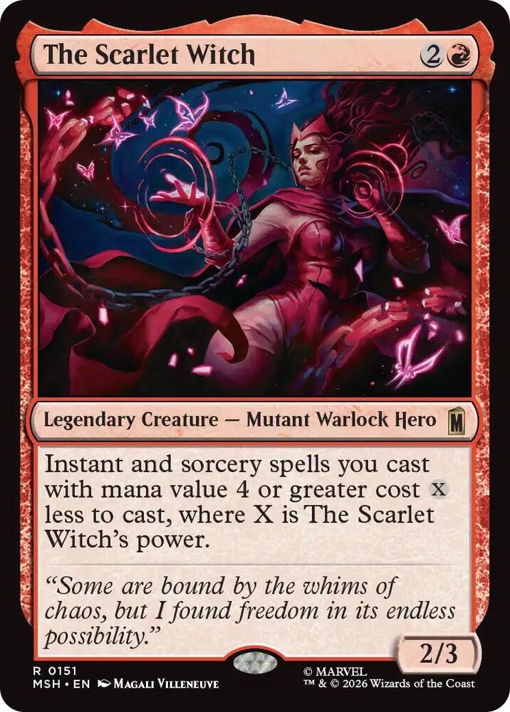 The Scarlet Witch 151 (Marvel Super Heroes)  - Foil | Good Games Morley