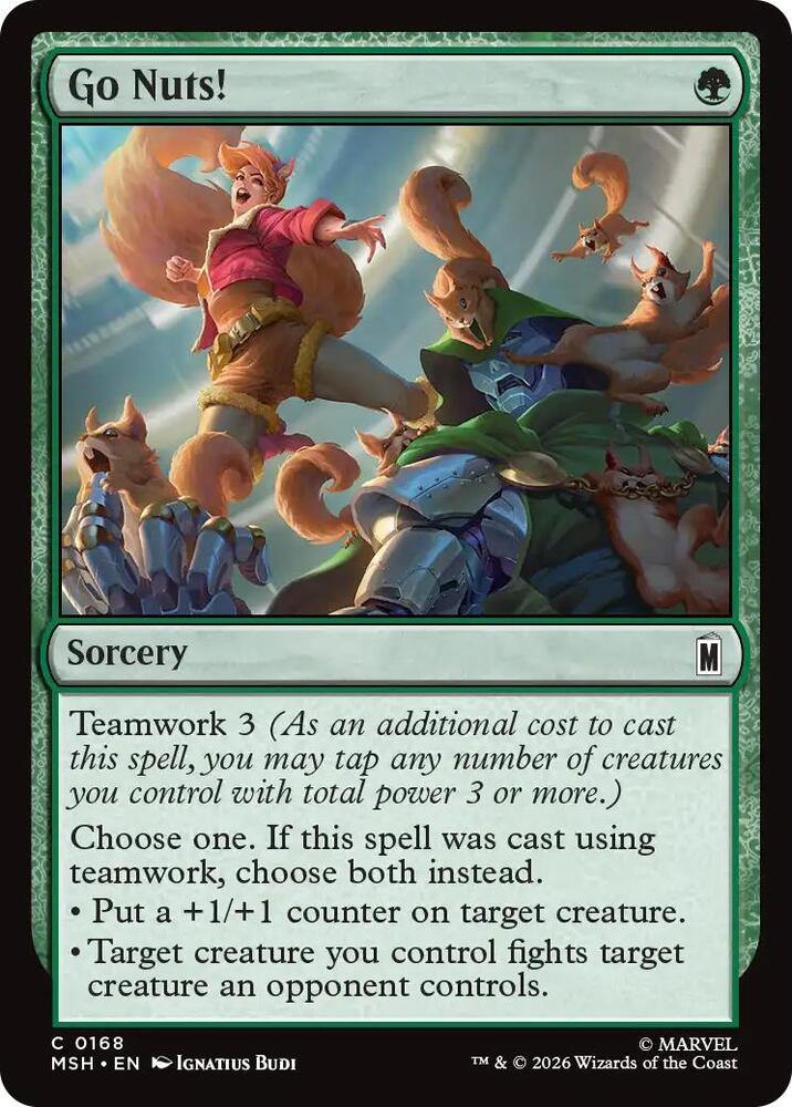 Go Nuts! 168 (Marvel Super Heroes)  - Foil | Good Games Morley