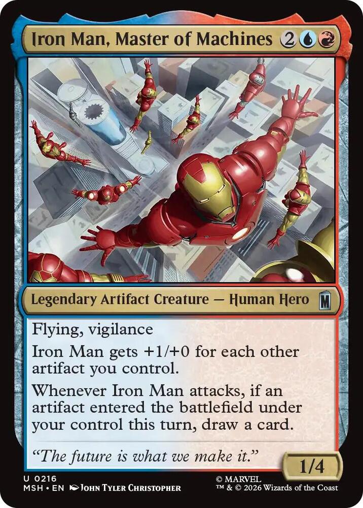Iron Man, Master of Machines 216 (Marvel Super Heroes)  - Foil | Good Games Morley
