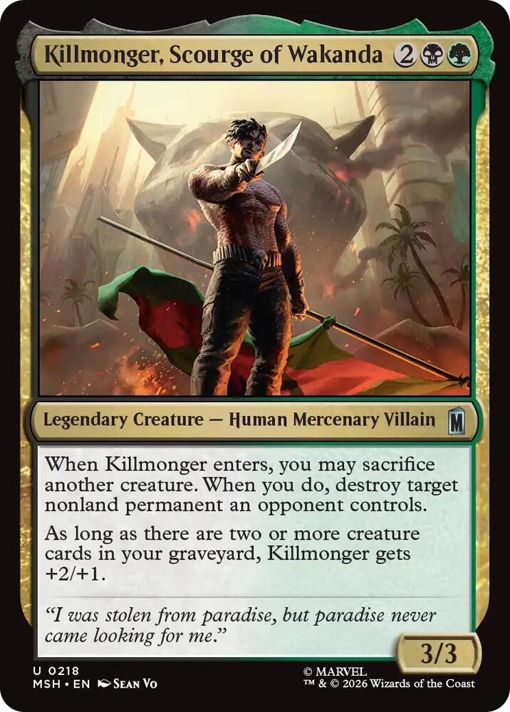 Killmonger, Scourge of Wakanda 218 (Marvel Super Heroes)  | Good Games Morley