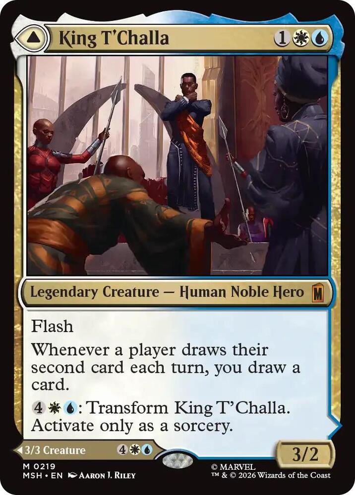 King T'Challa // Black Panther, Hope Enduring 219 (Marvel Super Heroes)  - Foil | Good Games Morley