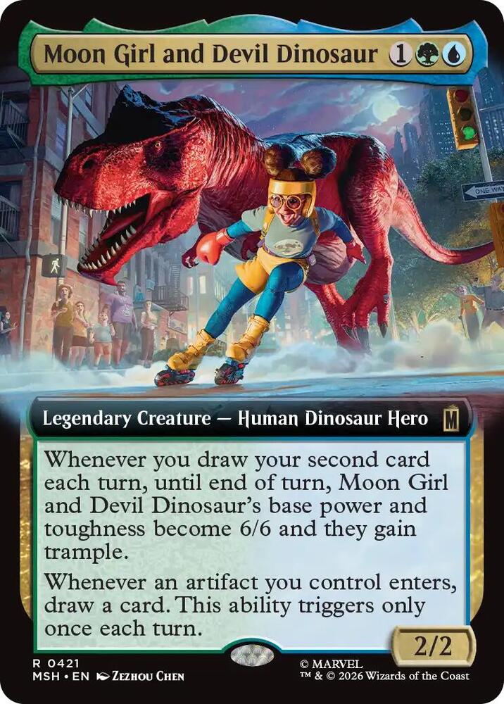 Moon Girl and Devil Dinosaur 421 (Marvel Super Heroes)  - Borderless | Good Games Morley