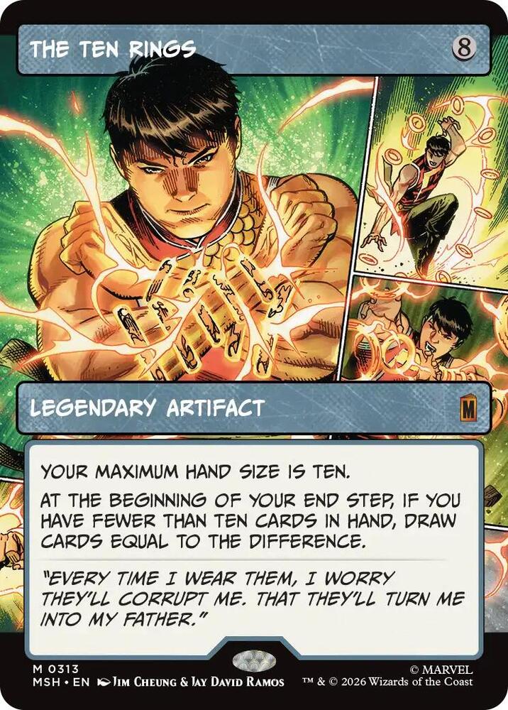 The Ten Rings 313 (Marvel Super Heroes)  - Showcase Foil | Good Games Morley