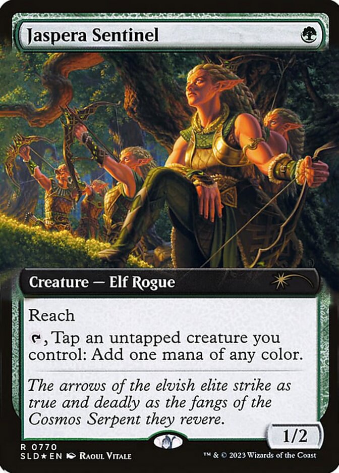 Jaspera Sentinel 770/1 (Secret Lair Drop Series)  - Extended Art Foil | Good Games Morley