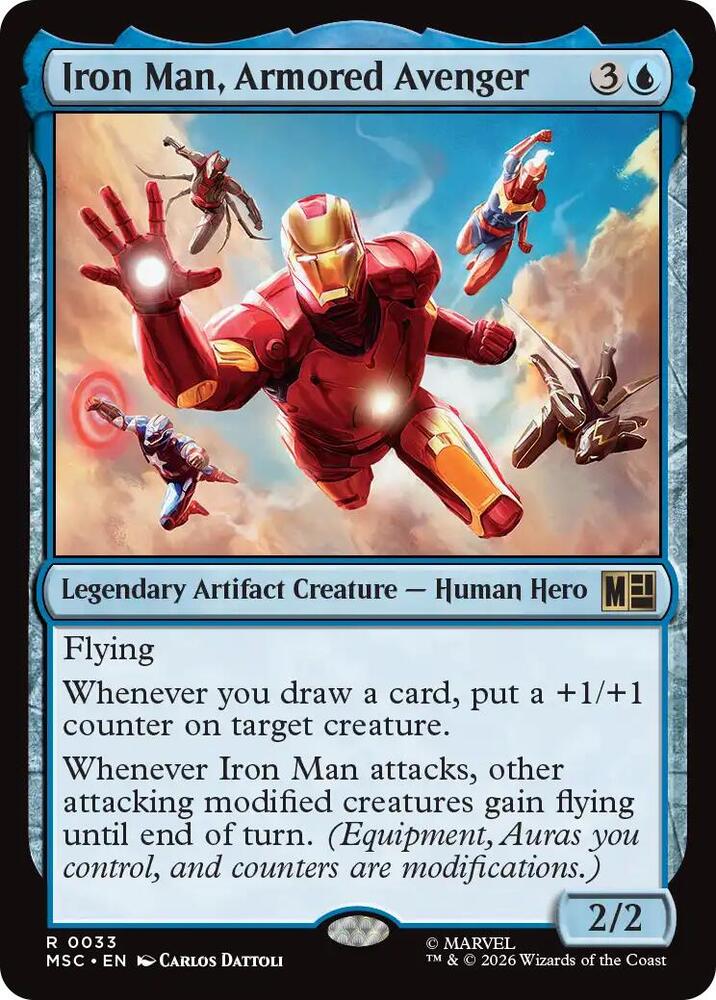Iron Man, Armored Avenger 33 (Commander: Marvel Super Heroes)  | Good Games Morley