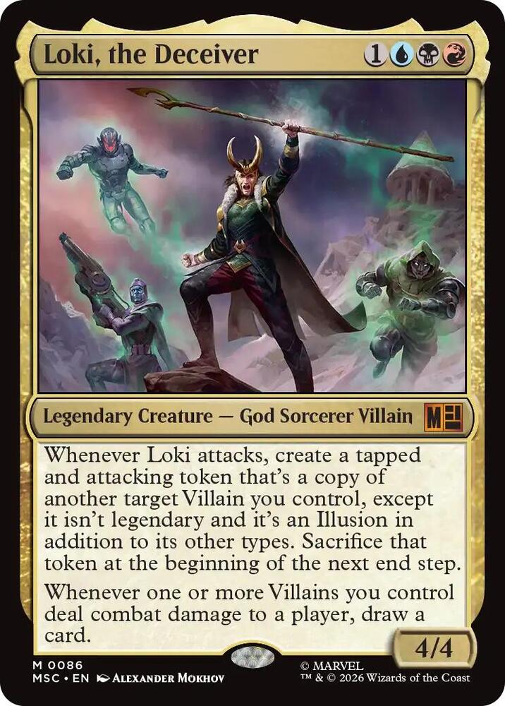 Loki, the Deceiver 86 (Commander: Marvel Super Heroes)  - Surge Foil | Good Games Morley