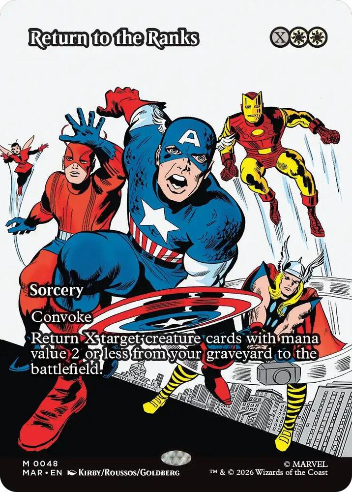 Return to the Ranks 48 (Marvel Universe Eternal-Legal)  - Borderless | Good Games Morley
