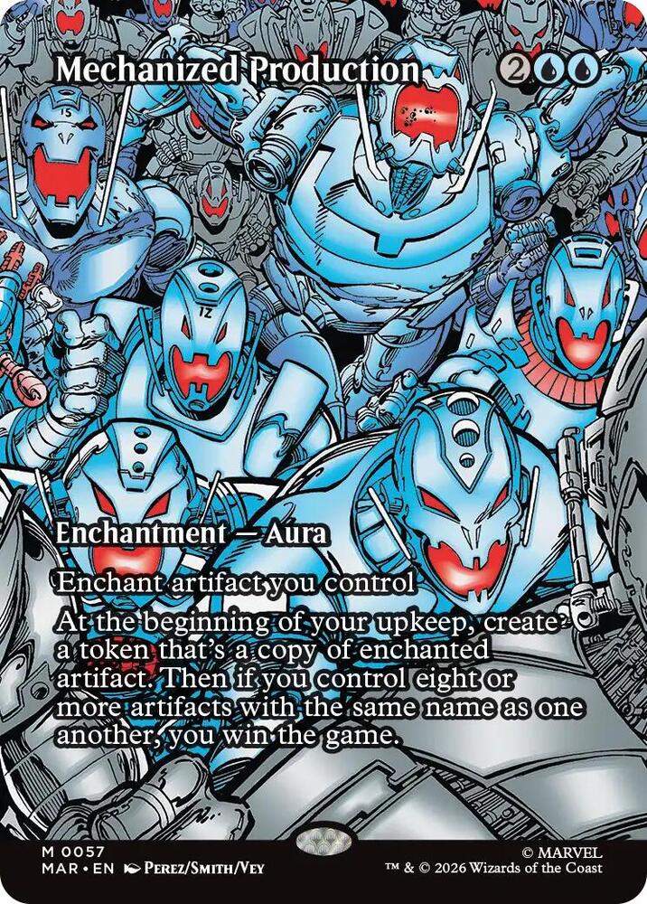 Mechanized Production 57 (Marvel Universe Eternal-Legal)  - Borderless | Good Games Morley