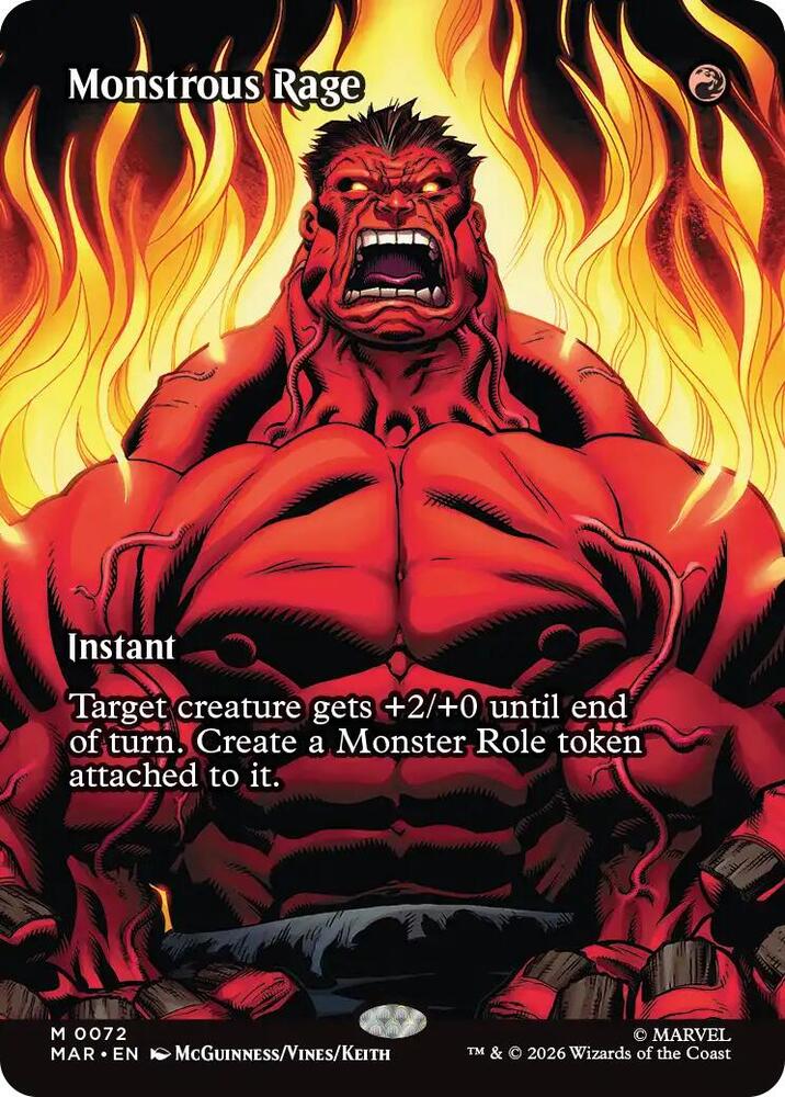 Monstrous Rage 72 (Marvel Universe Eternal-Legal)  - Borderless | Good Games Morley