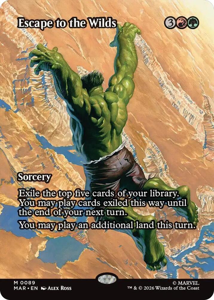 Escape to the Wilds 89 (Marvel Universe Eternal-Legal)  - Borderless | Good Games Morley