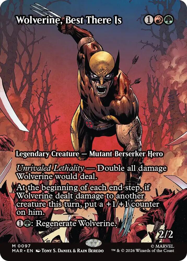 Wolverine, Best There Is 97 (Marvel Universe Eternal-Legal)  - Borderless | Good Games Morley
