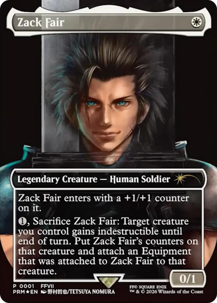 Zack Fair 1 (Media Promos)  - Foil | Good Games Morley