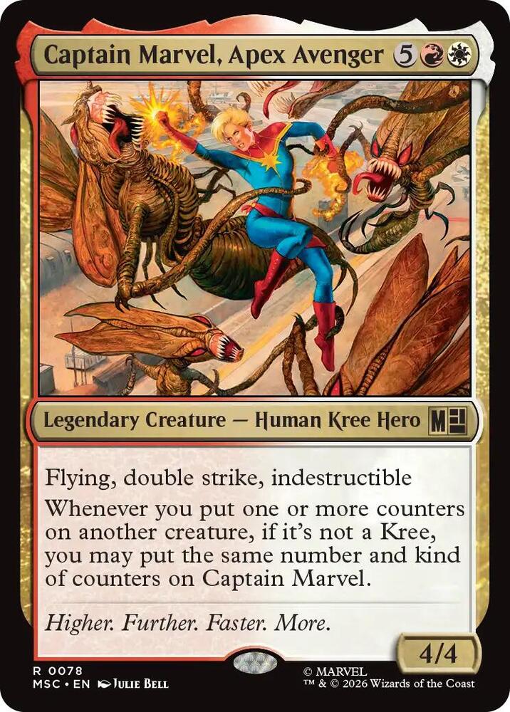 Captain Marvel Apex Avenger 78 (Commander: Marvel Super Heroes)  | Good Games Morley