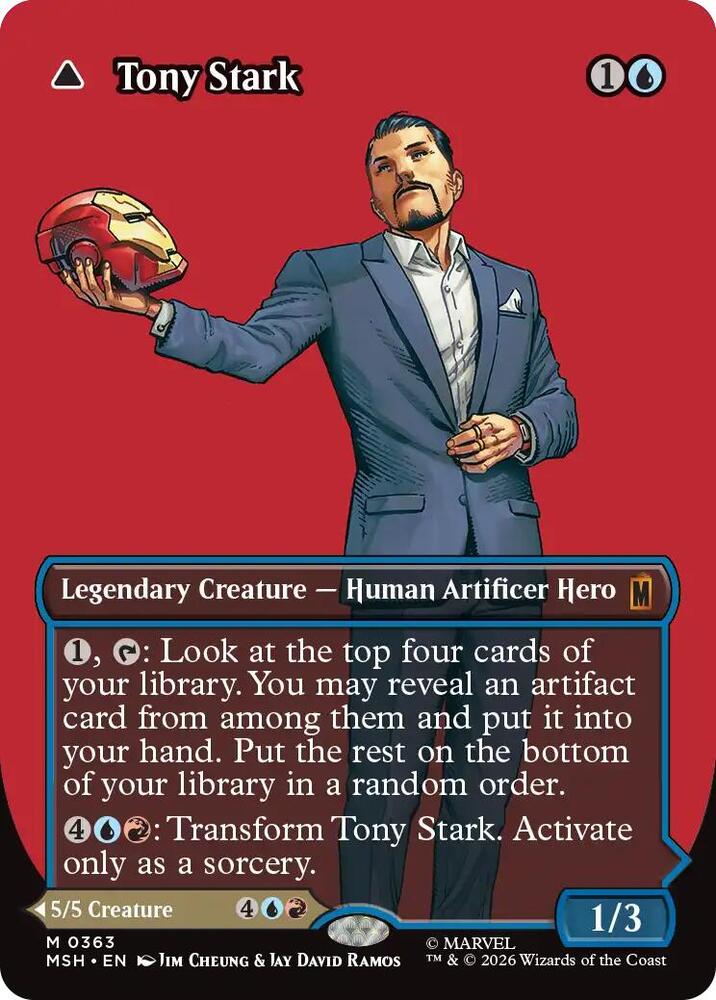 Tony Stark // The Invincible Iron Man 363 (Marvel Super Heroes)  - Borderless Foil | Good Games Morley
