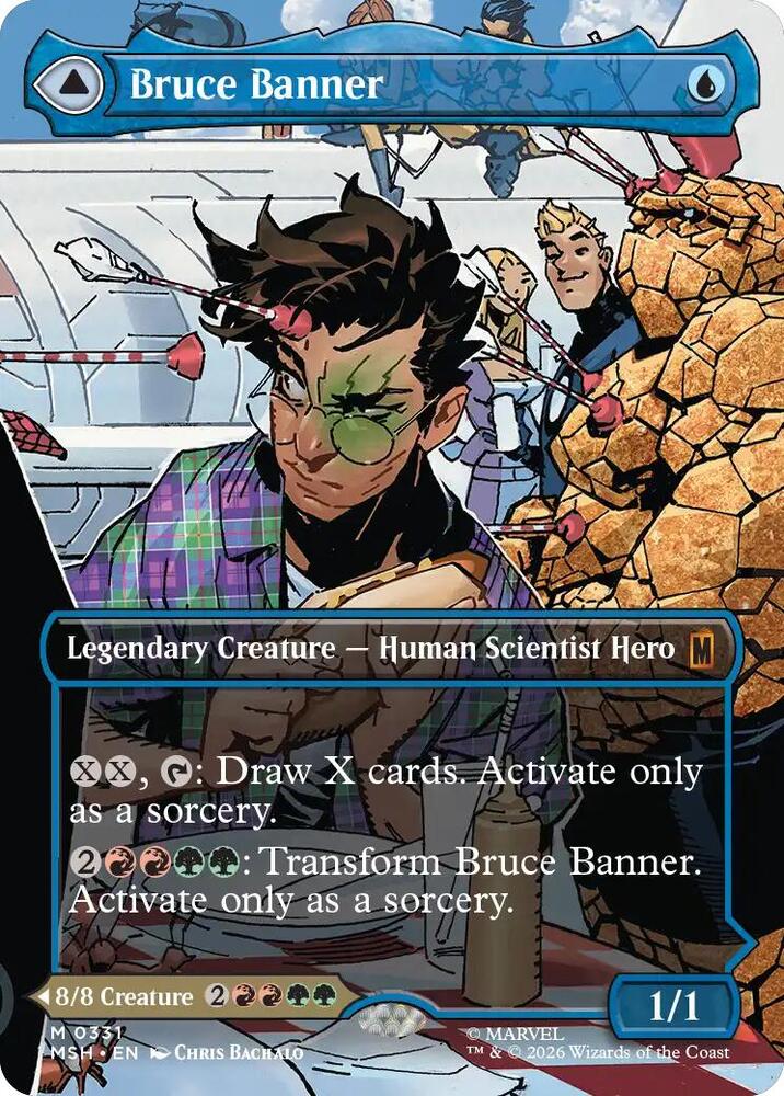 Bruce Banner // The Incredible Hulk 331 (Marvel Super Heroes)  - Borderless Foil | Good Games Morley