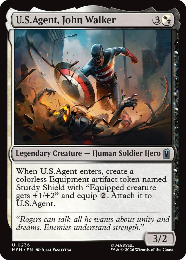 U.S.Agent, John Walker 236 (Marvel Super Heroes)  | Good Games Morley