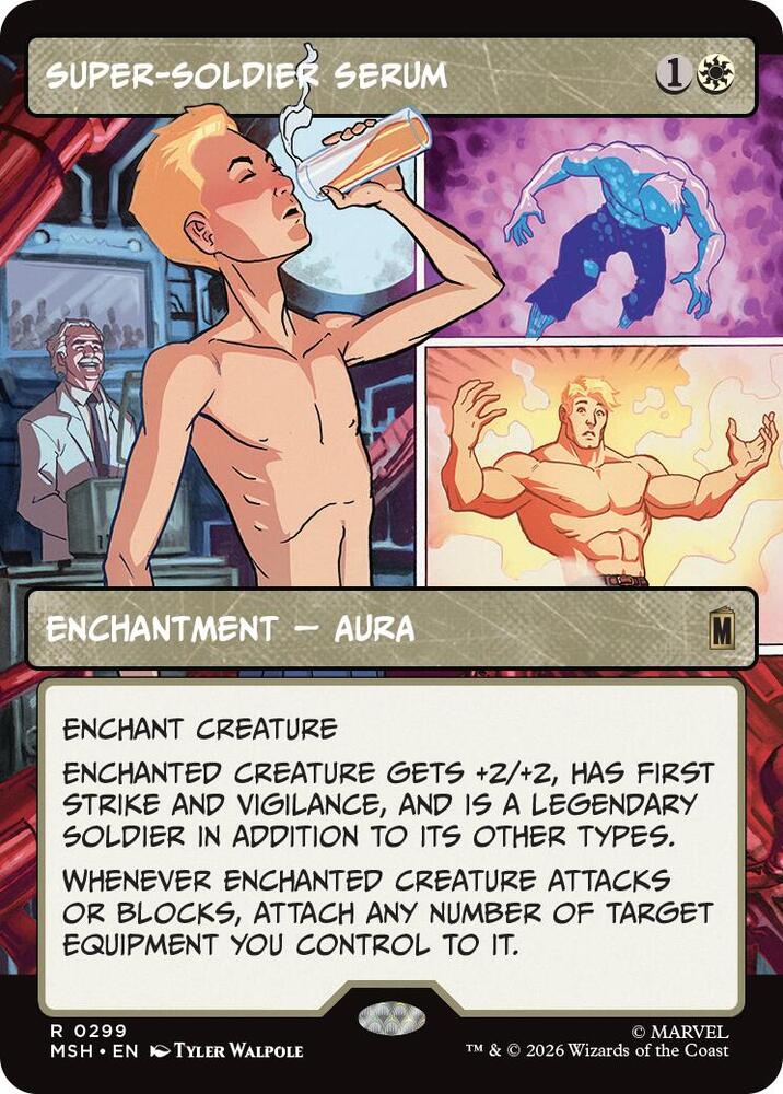 Super-Soldier Serum 299 (Marvel Super Heroes)  - Showcase Foil | Good Games Morley