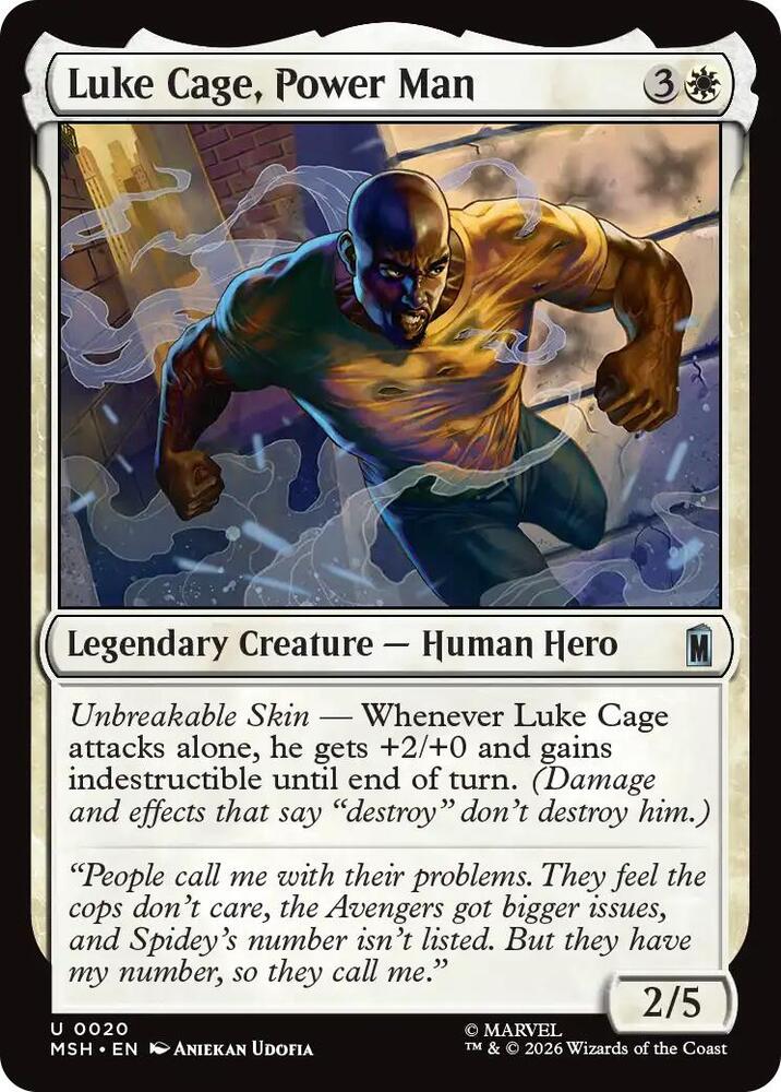 Luke Cage, Power Man 20 (Marvel Super Heroes)  - Foil | Good Games Morley