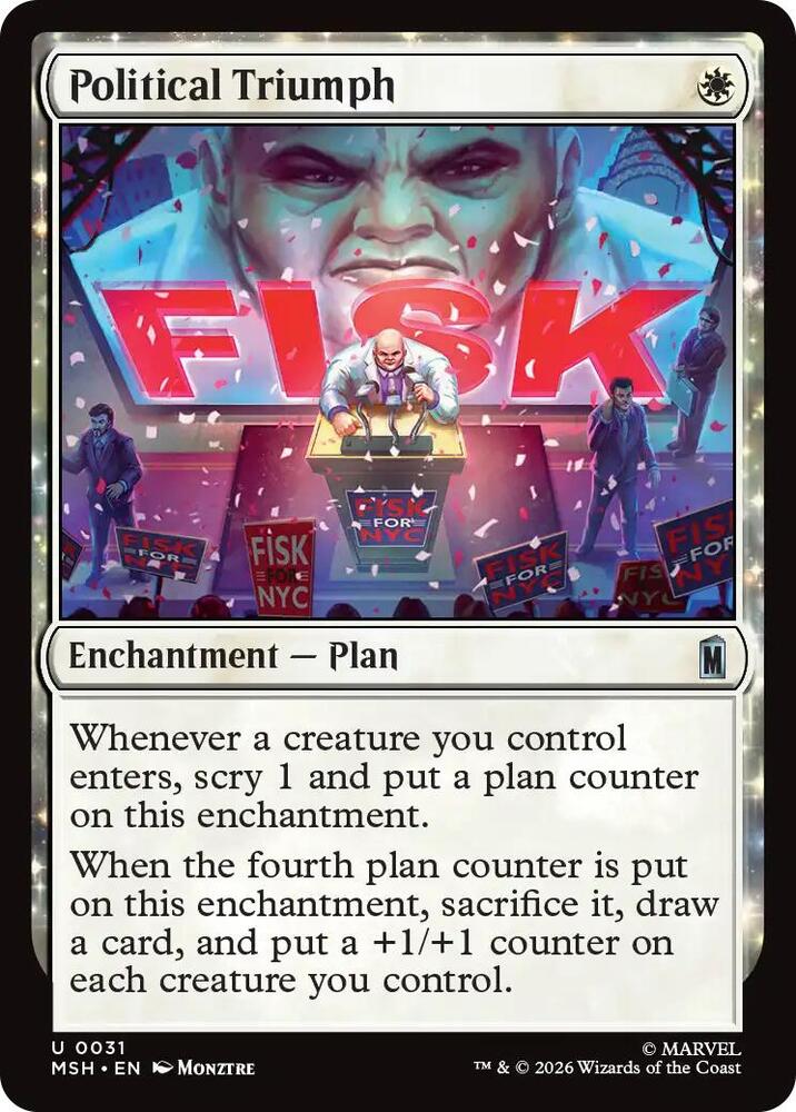 Political Triumph 31 (Marvel Super Heroes)  - Foil | Good Games Morley