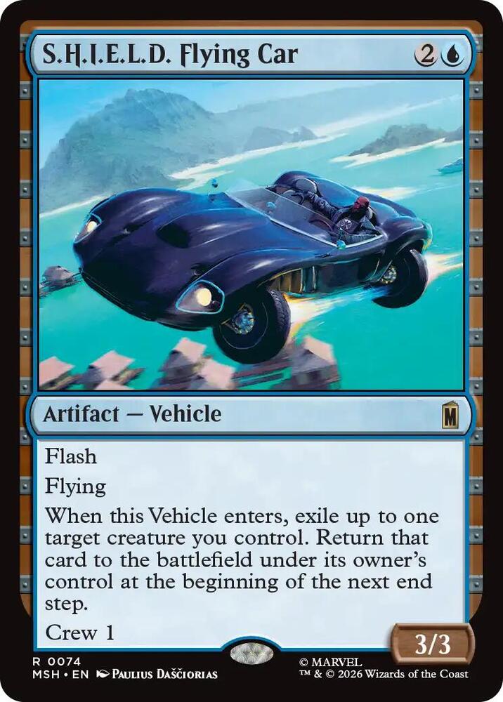 S.H.I.E.L.D. Flying Car 74 (Marvel Super Heroes)  | Good Games Morley