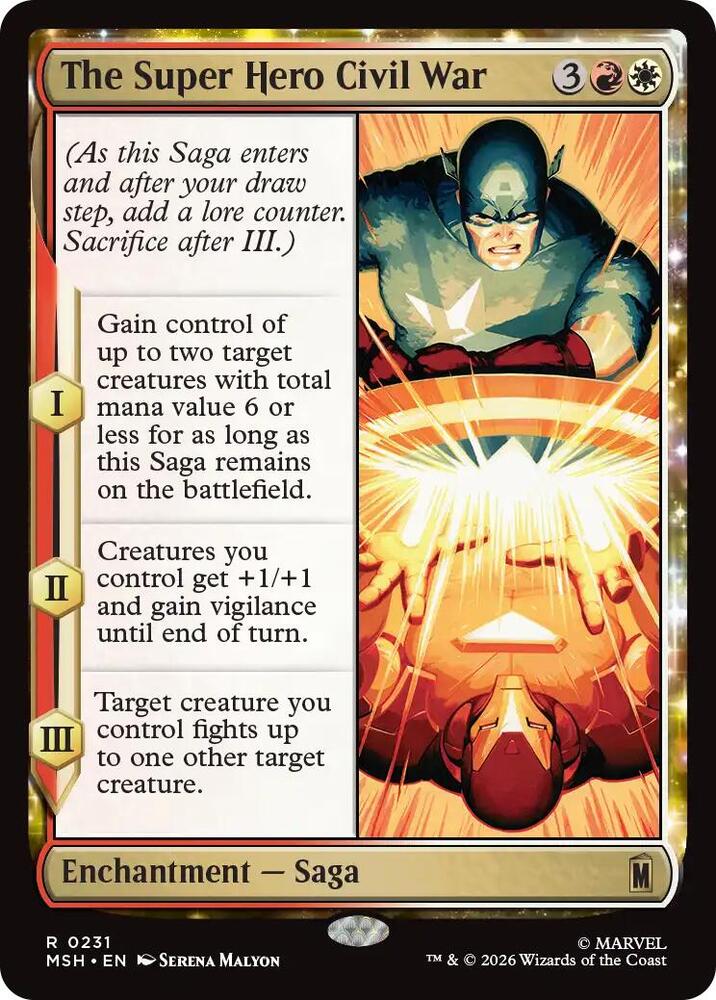 The Super Hero Civil War 231 (Marvel Super Heroes)  | Good Games Morley